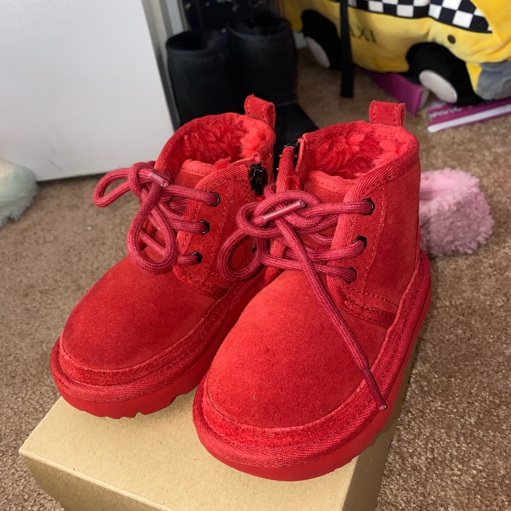 Toddler Red Ugg boots